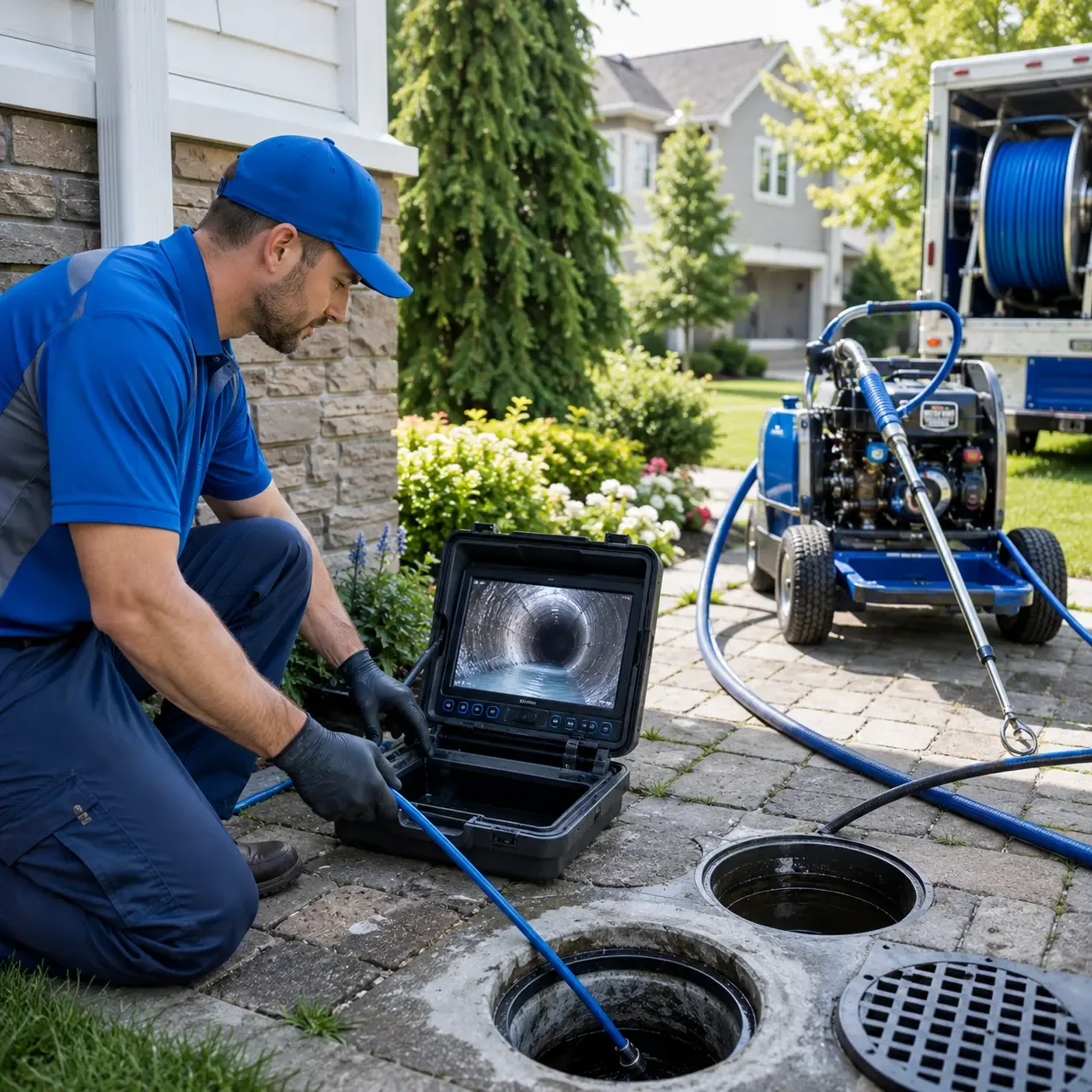 Outdoor drain cleaning professionals serving Wiggins, MS
